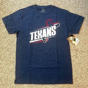 Hands High Mens Houston Texans T-Shirt NFL Football Fan Tee Blue Classic Logo